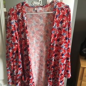 Floral LuLaRoe Caroline cardigan